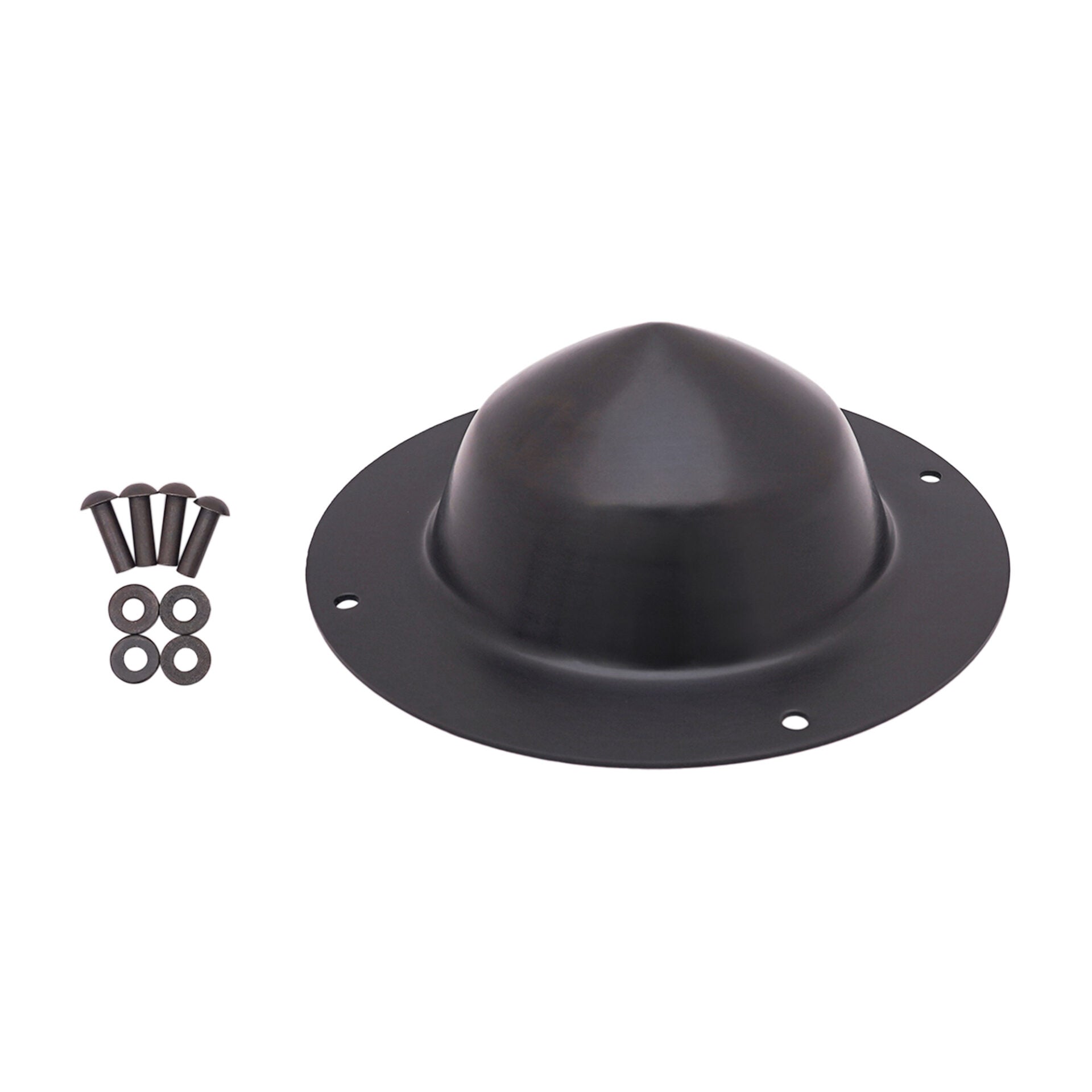 Jefe Escudo Medieval Negro, Acero 1,8 Mm, Listo para la Batalla - Imagen 1