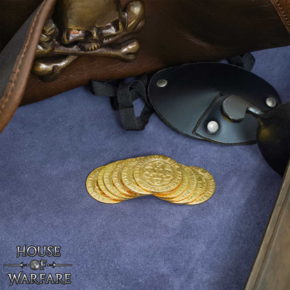 Vita Enim Pirata Insulum Piratus Monedas de Latón Macizo - Imagen 3