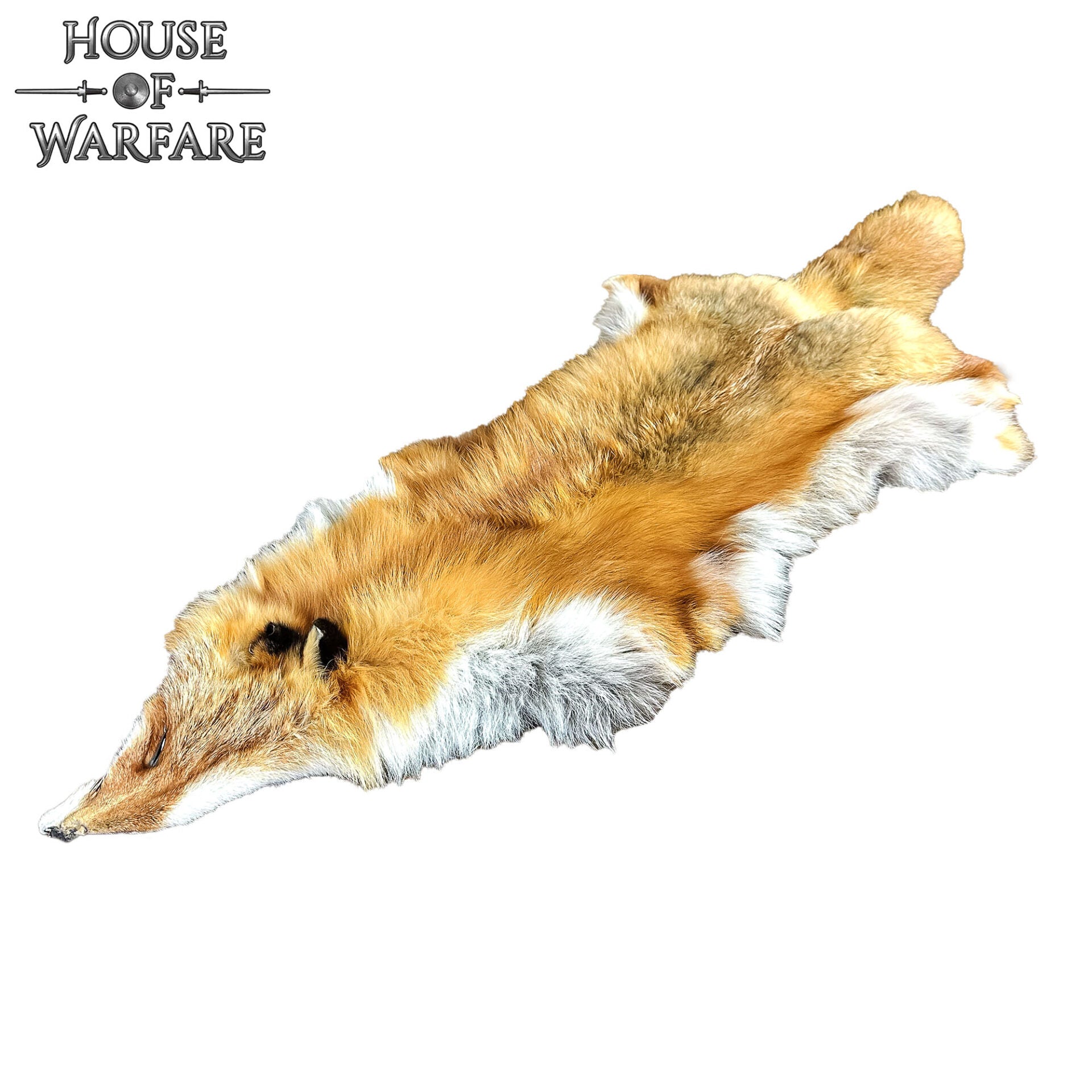 Fantasía Medieval Vikingo Piel de Zorro Natural - Imagen 1