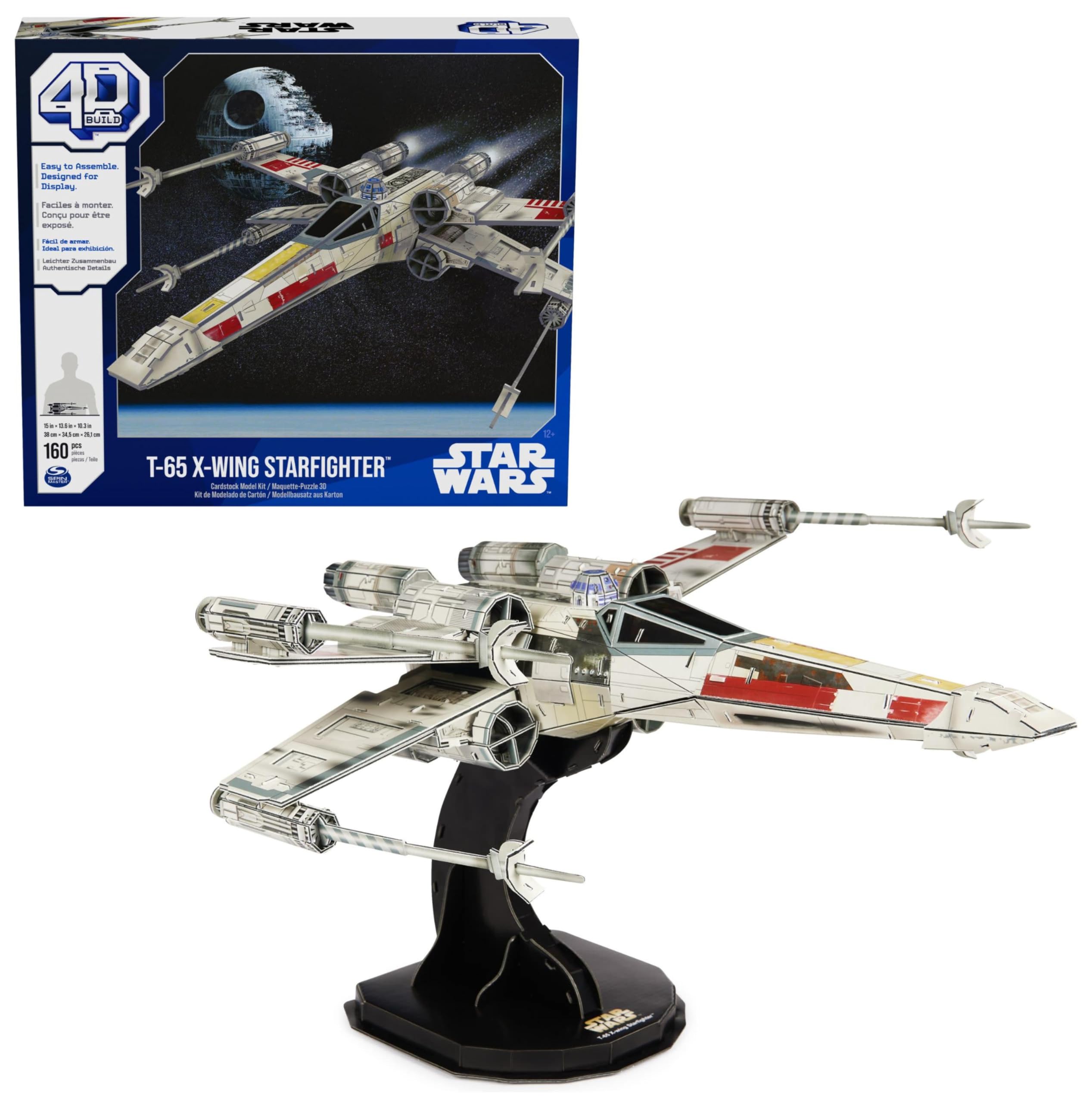 Quebra-cabeça 3D Starfighter X-Wing Star Wars 160 peças