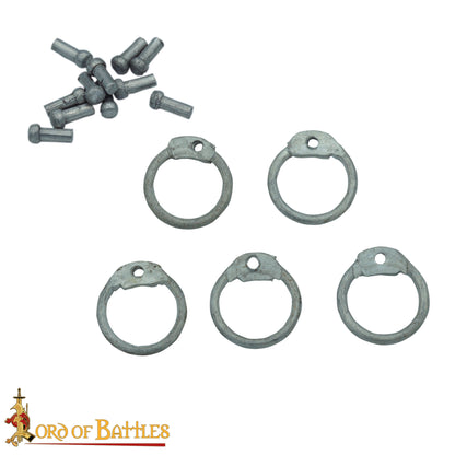 Anillos Redondos de Aluminio - Anillo Redondo con Remaches en Forma de Cúpula de 10 Mm - Calibre 16, Aluminio - Acabado Natural - 1 Kg - Ideal para Reparaciones y Bricolaje de Cota de Malla - Imagen 4