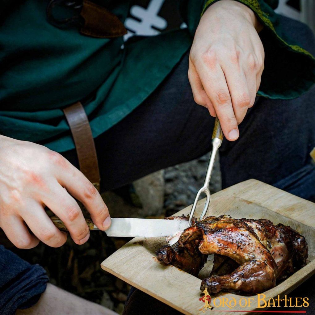 Juego de Cuchillos y Tenedores de Acero Inoxidable Totalmente Funcionales Hechos a Mano - Imagen 7