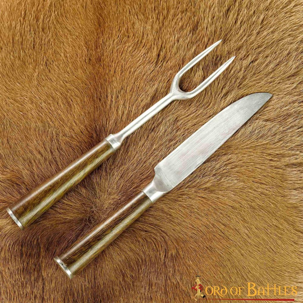 Juego de Cuchillos y Tenedores de Acero Inoxidable Totalmente Funcionales Hechos a Mano - Imagen 10