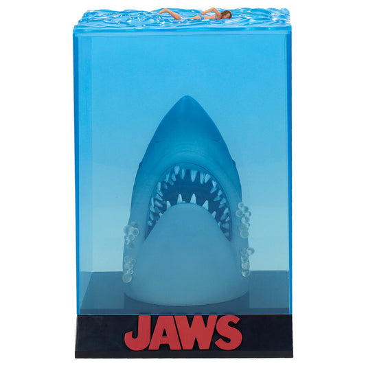 Figura Póster 3D Jaws Tiburón en Acrílico