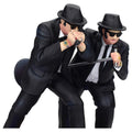Set of 2 Figures Jake and Elwood Singing with Light The Blues Brothers - 18 cm