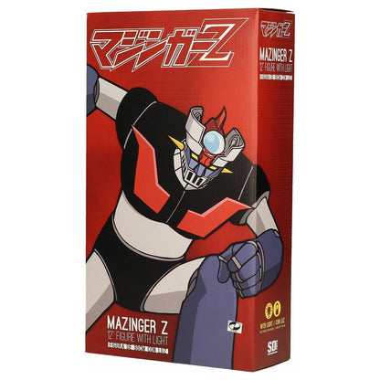 Trasera caja Mazinger Z - instrucciones iluminación ojos y pecho