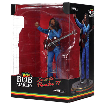 Figura Bob Marley - vista lateral derecha con guitarra Les Paul roja