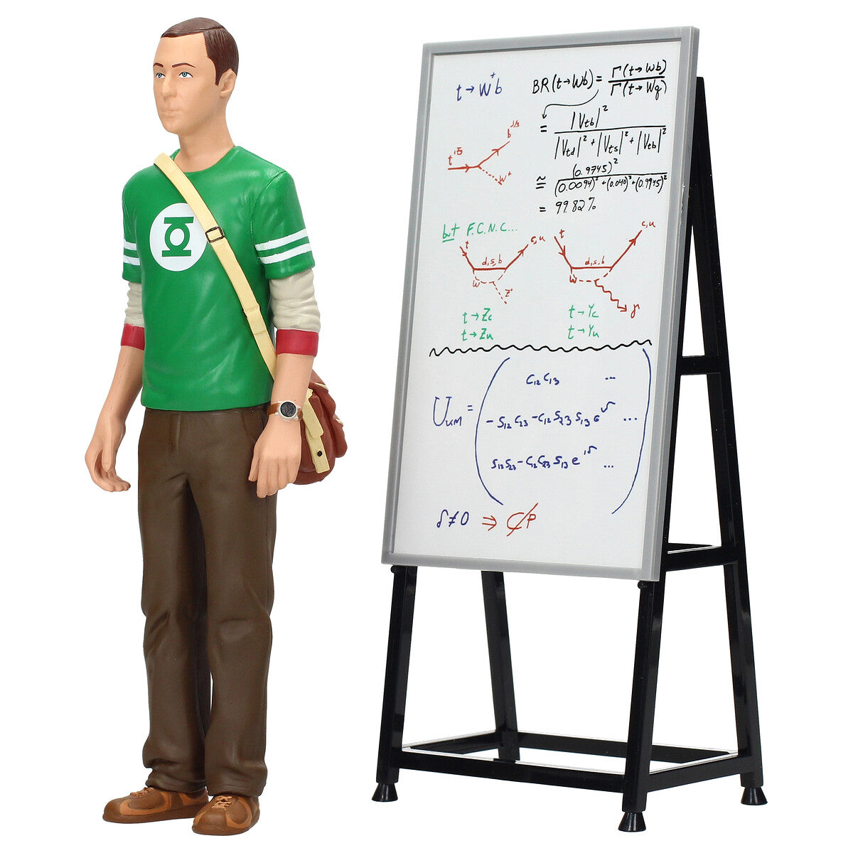 Figura Sheldon Cooper 18 cm con pizarra - The Big Bang Theory SDToys vista frontal