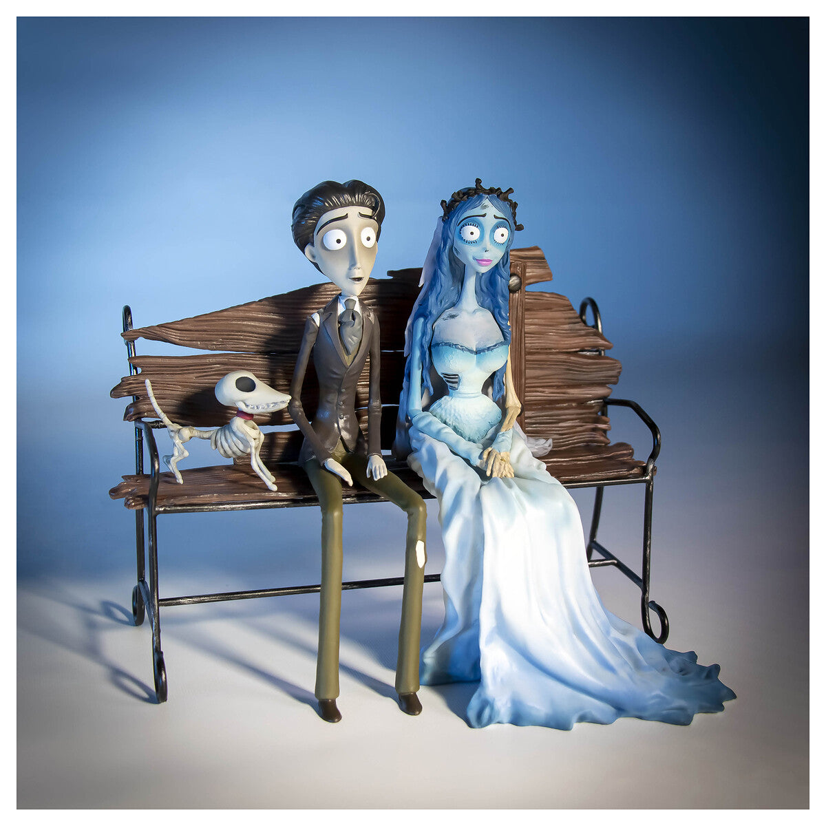 Caja exterior negra con arabescos blancos - Corpse Bride Movie Icons SDToys Iconics