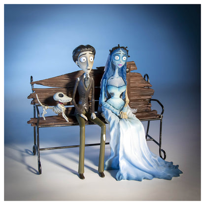 Caja exterior negra con arabescos blancos - Corpse Bride Movie Icons SDToys Iconics