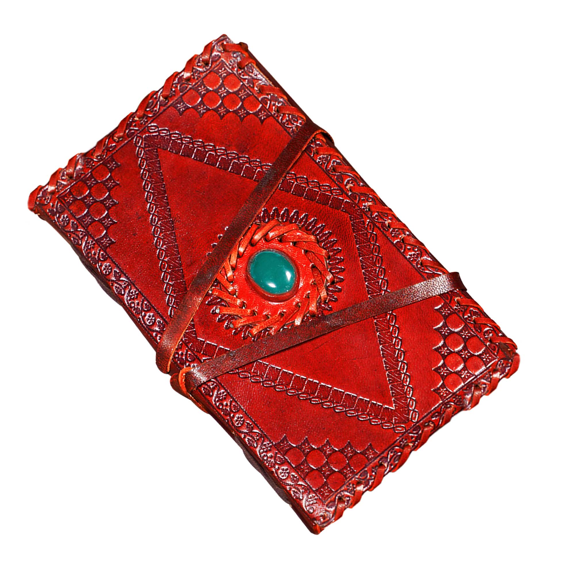 Diario Medieval de Piedra Diario Artesanal de Piel Auténtica - Imagen 1