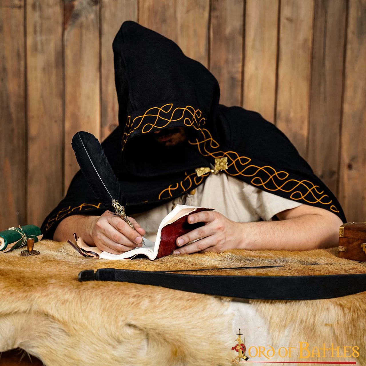 The Mythical Wanderer Diario de Pergaminos de Cuero Marrón - Imagen 6