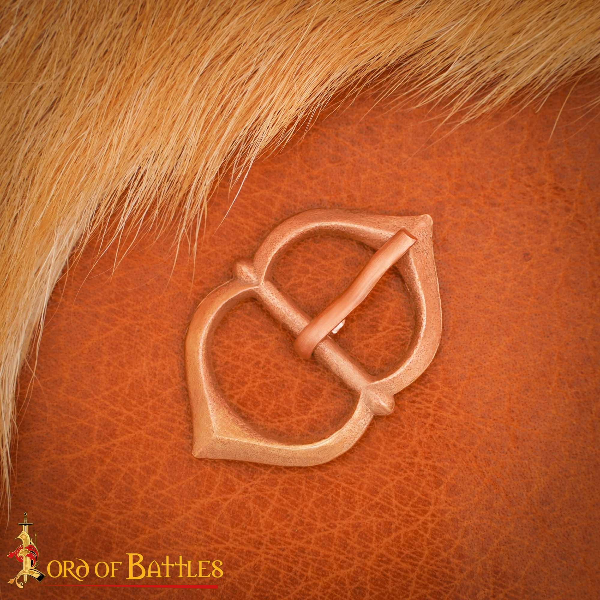 Hebilla de Cinturón Medieval de Bronce Fundido a la Cera Perdida - Imagen 3