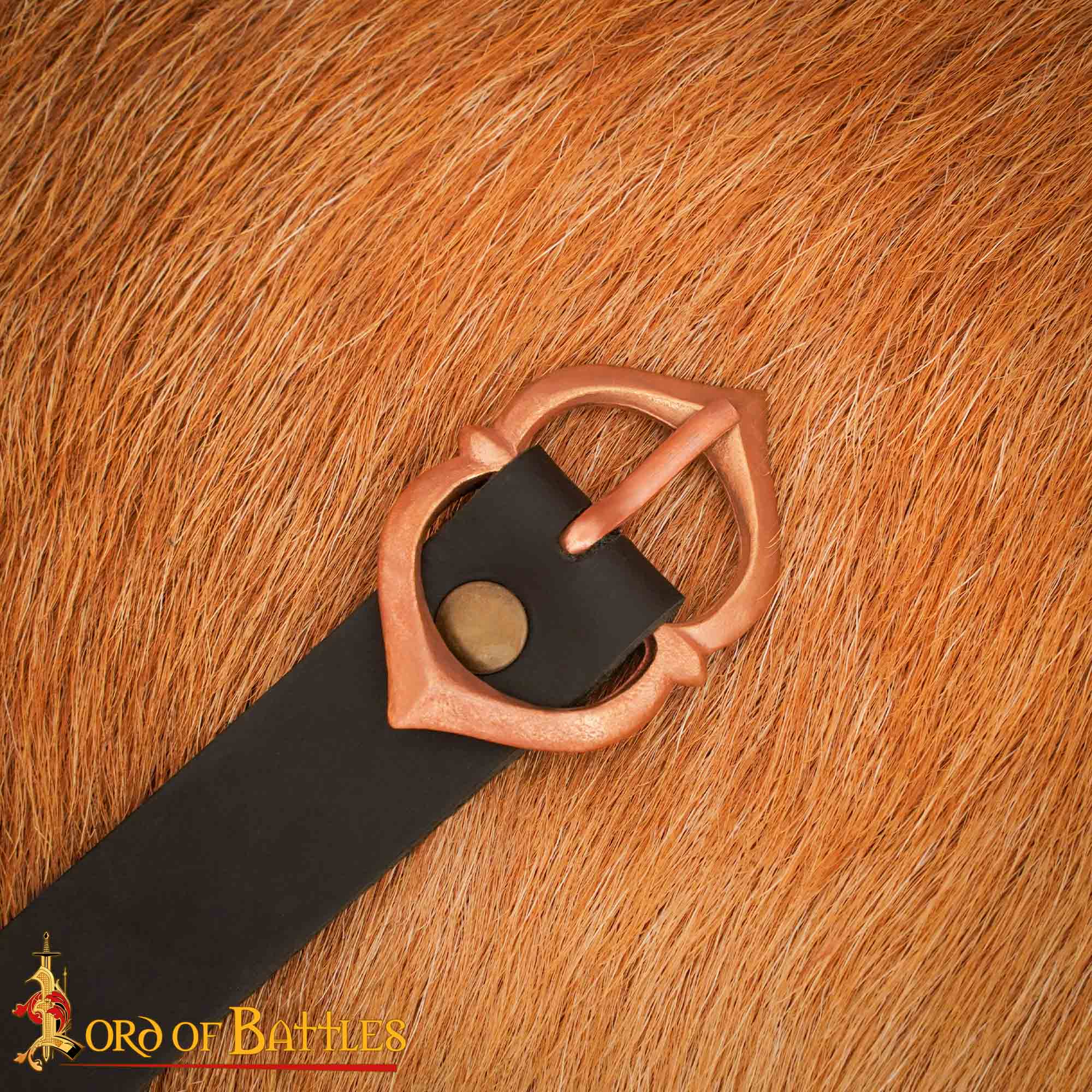 Hebilla de Cinturón Medieval de Bronce Fundido a la Cera Perdida - Imagen 4