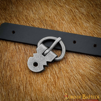 Juego de Hebillas para Armadura de Placas Medieval - Hierro Ennegrecido Forjado a Mano (juego de 5) - Imagen 23