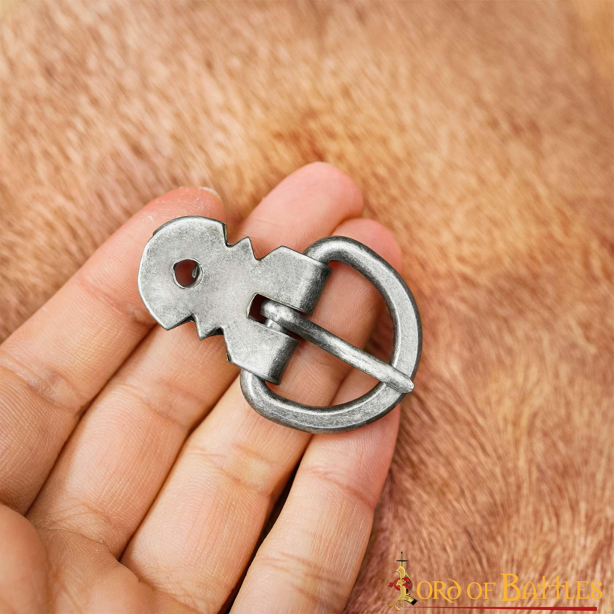 Juego de Hebillas para Armadura de Placas Medieval - Hierro Ennegrecido Forjado a Mano (juego de 5) - Imagen 19