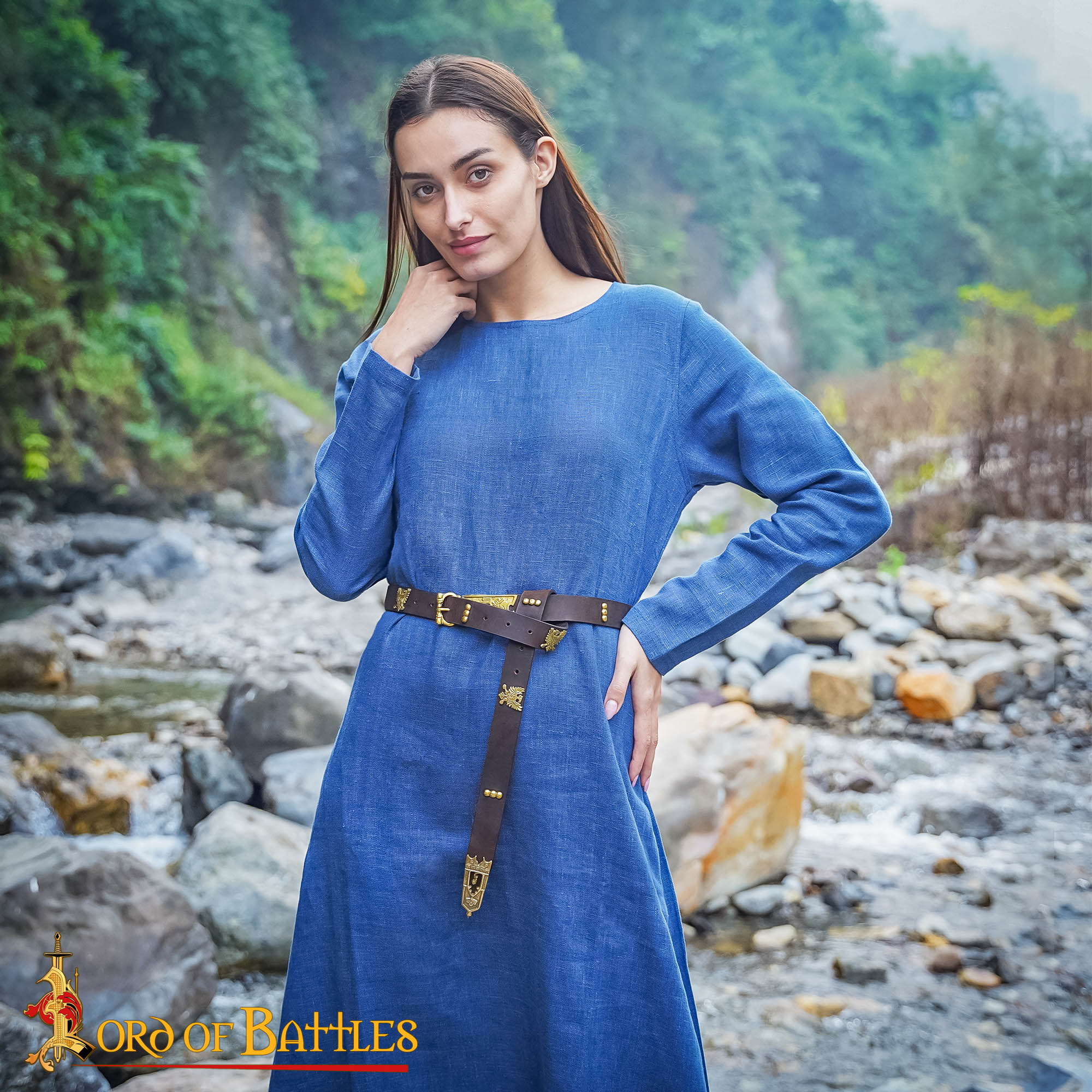 Hebilla Medieval de Latón con Cardo Cerrado - Accesorio para Cinturón Macizo - Imagen 14