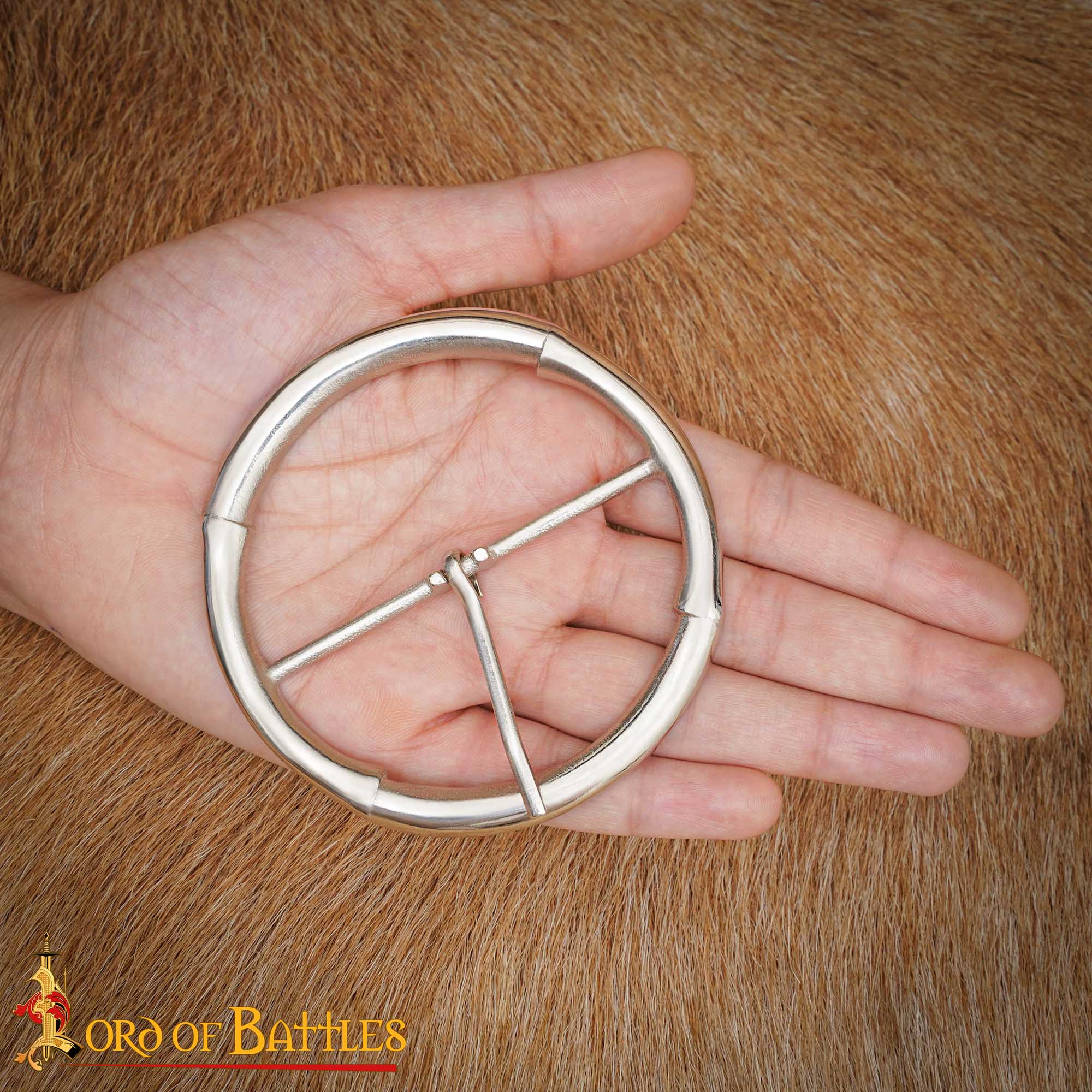 Hebilla Medieval Redonda de Acero 3,25 Pulgadas - Imagen 7