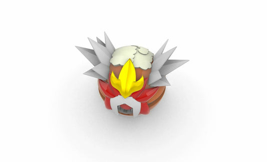 Imagen de Pokeball Artesanal Entei parte de nuestra colección en Espadas y más, sitio oficial. Esta imagen describe  pokeball