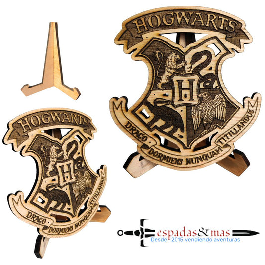 Cartel escudo Hogwarts