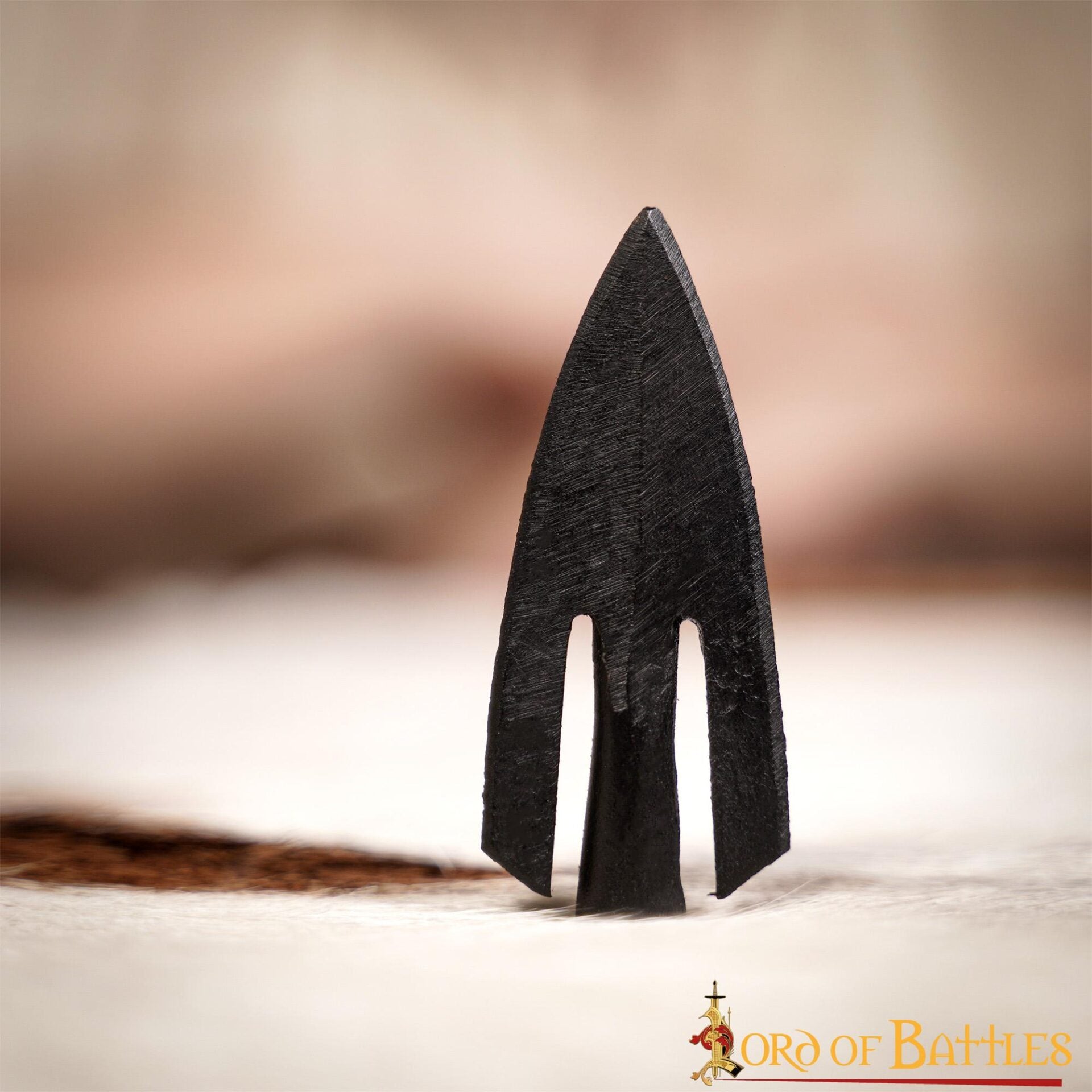 Punta de Flecha Medieval de Cola de Golondrina Forjada a Mano en Hierro - Imagen 13