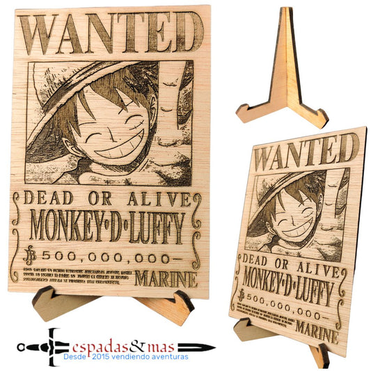 Cartel Wanted Monkey D Luffy