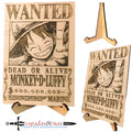 Pôster de Macaco Procurado D Luffy