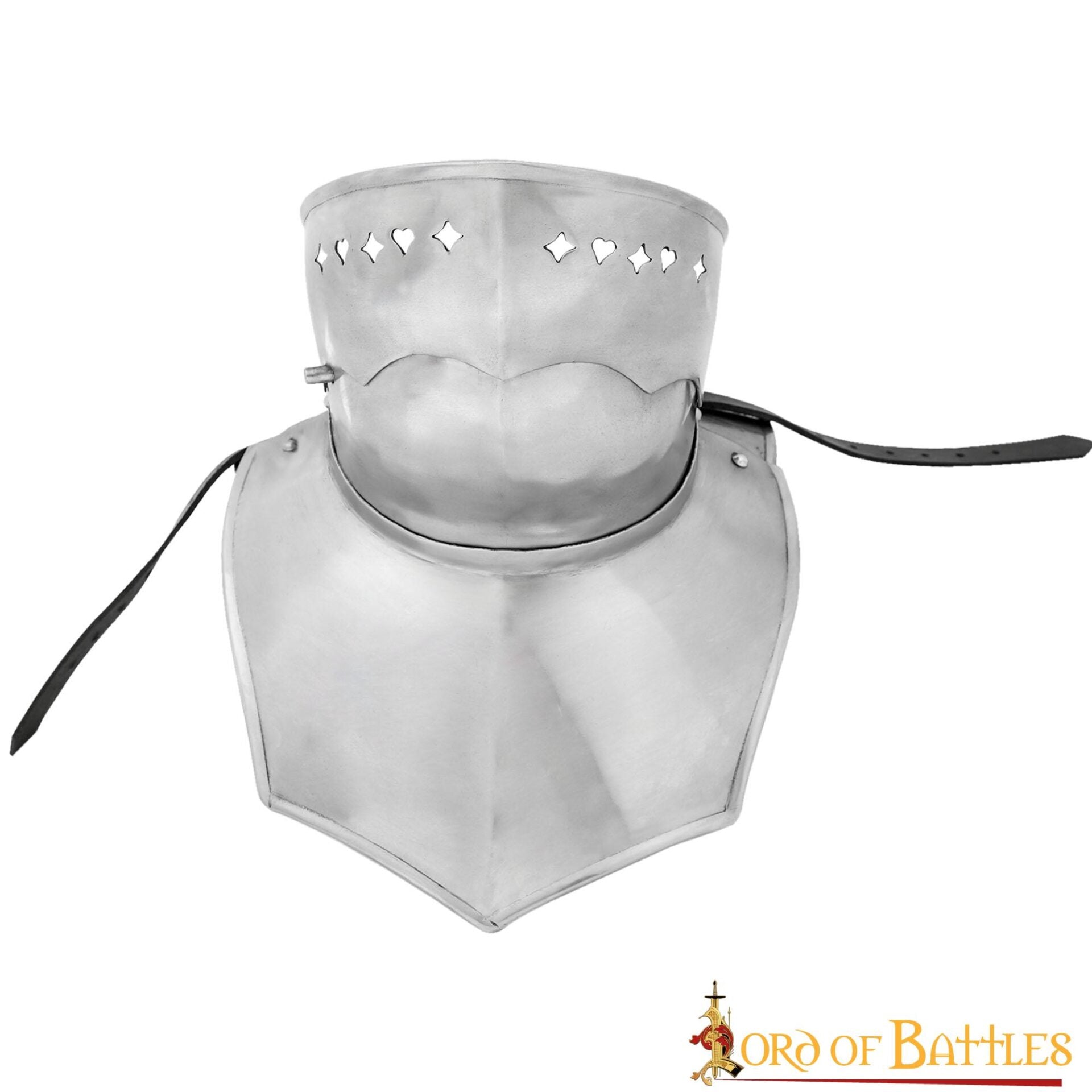 Bevor Medieval Siglo Xv Protección Garganta y Parte Inferior de la Cara - Imagen 10