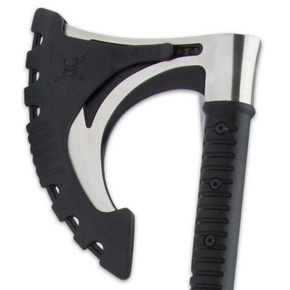 Hacha Vikinga M48 Acero Inoxidable con funda
