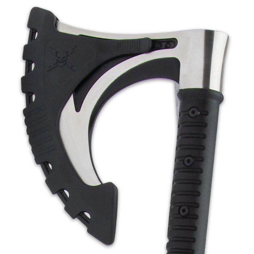 Hacha Vikinga M48 Acero Inoxidable con funda