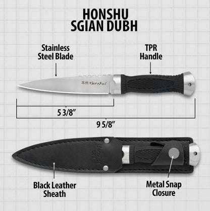 Cuchillo Sgian Dubh funcional afilado Honshu 96585