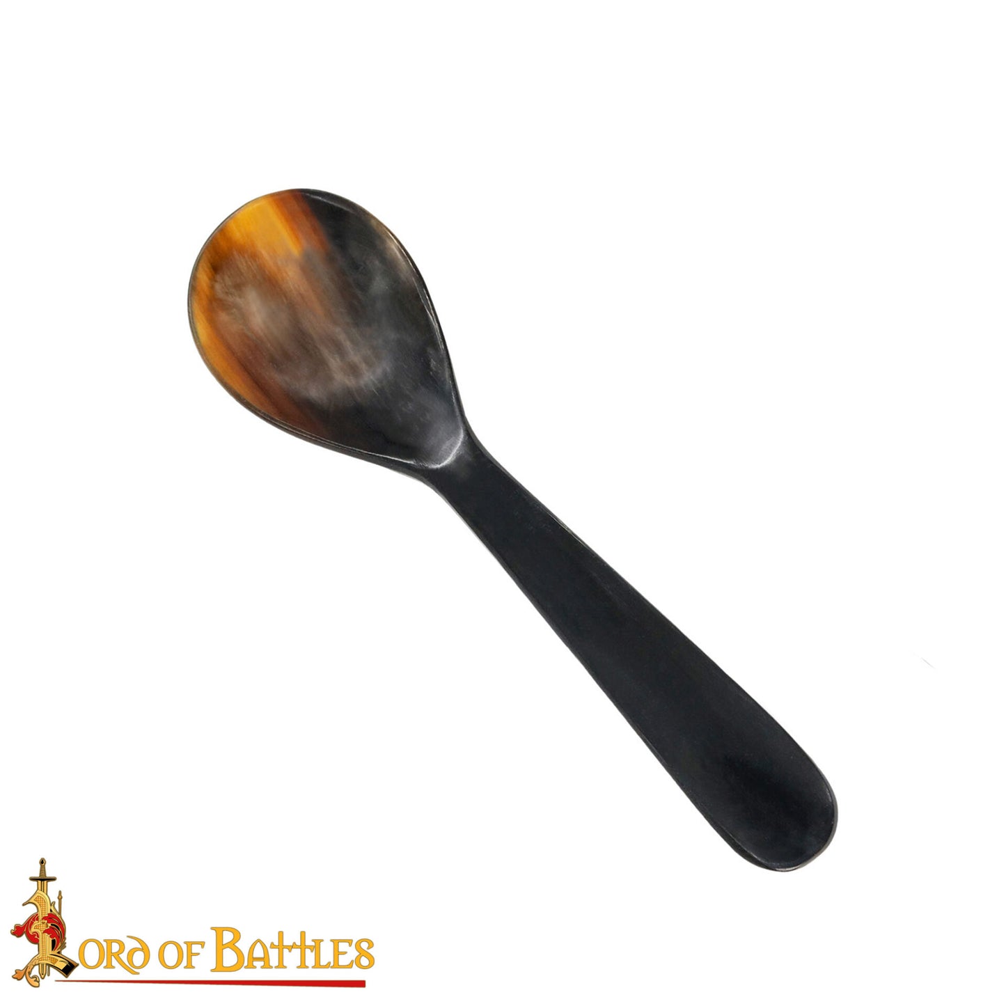 Cuchara Medieval de Cuerno - Hecha a Mano con Cuerno de Buey Natural - Imagen 4