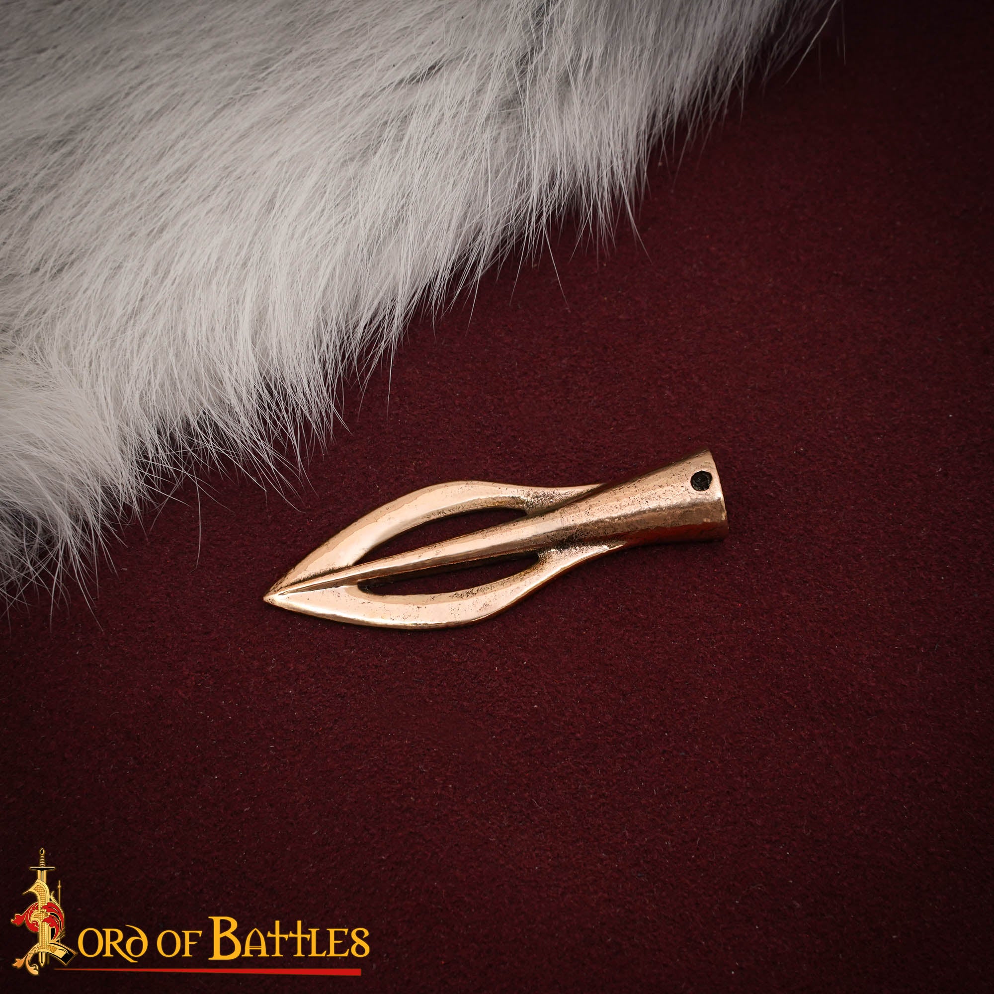 Lanza Vikinga Partida Accesorio de Bronce - Amuleto Nórdico Inspirado en los Siglos Ix-xi - Acabado Antiguo - Imagen 8