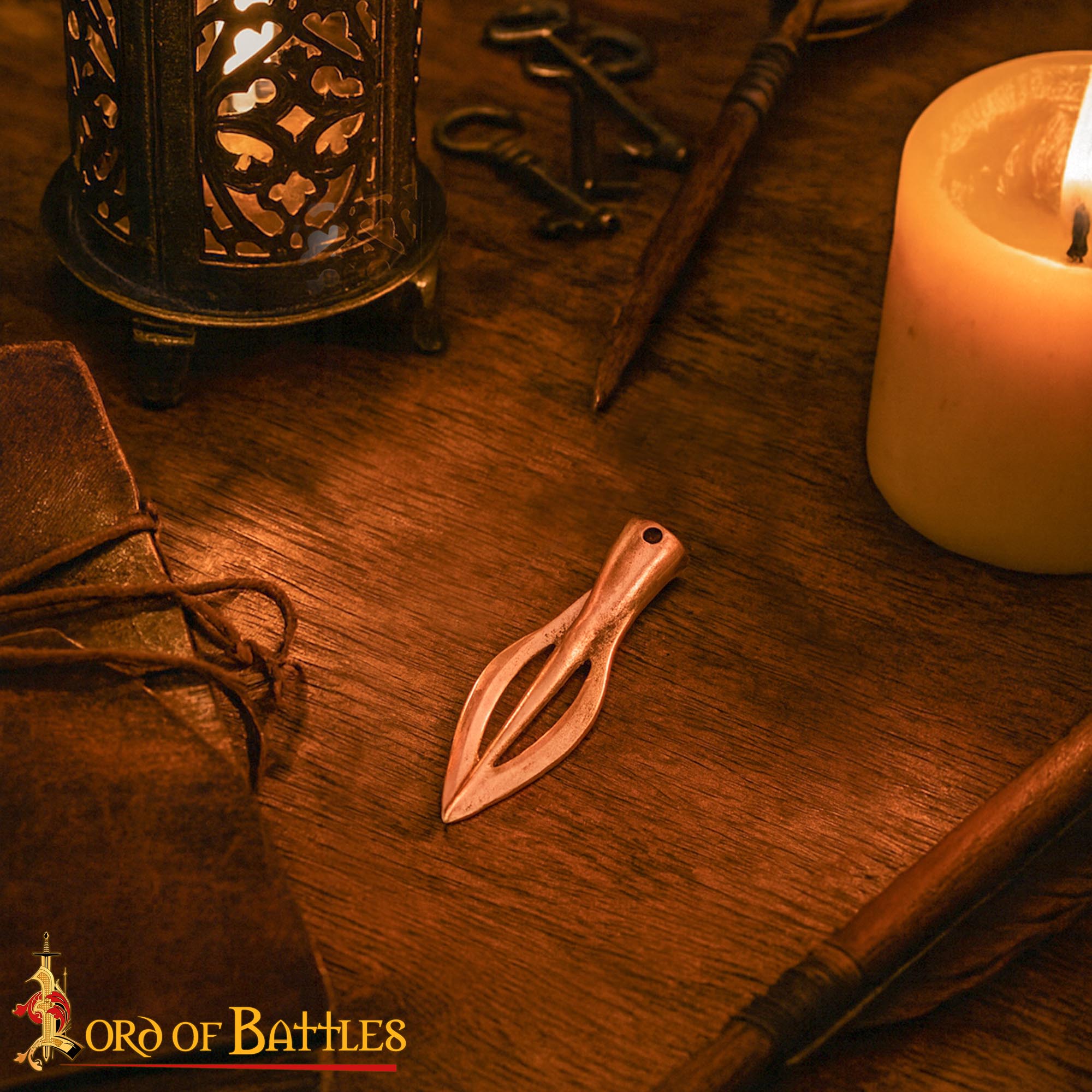 Lanza Vikinga Partida Accesorio de Bronce - Amuleto Nórdico Inspirado en los Siglos Ix-xi - Acabado Antiguo - Imagen 5