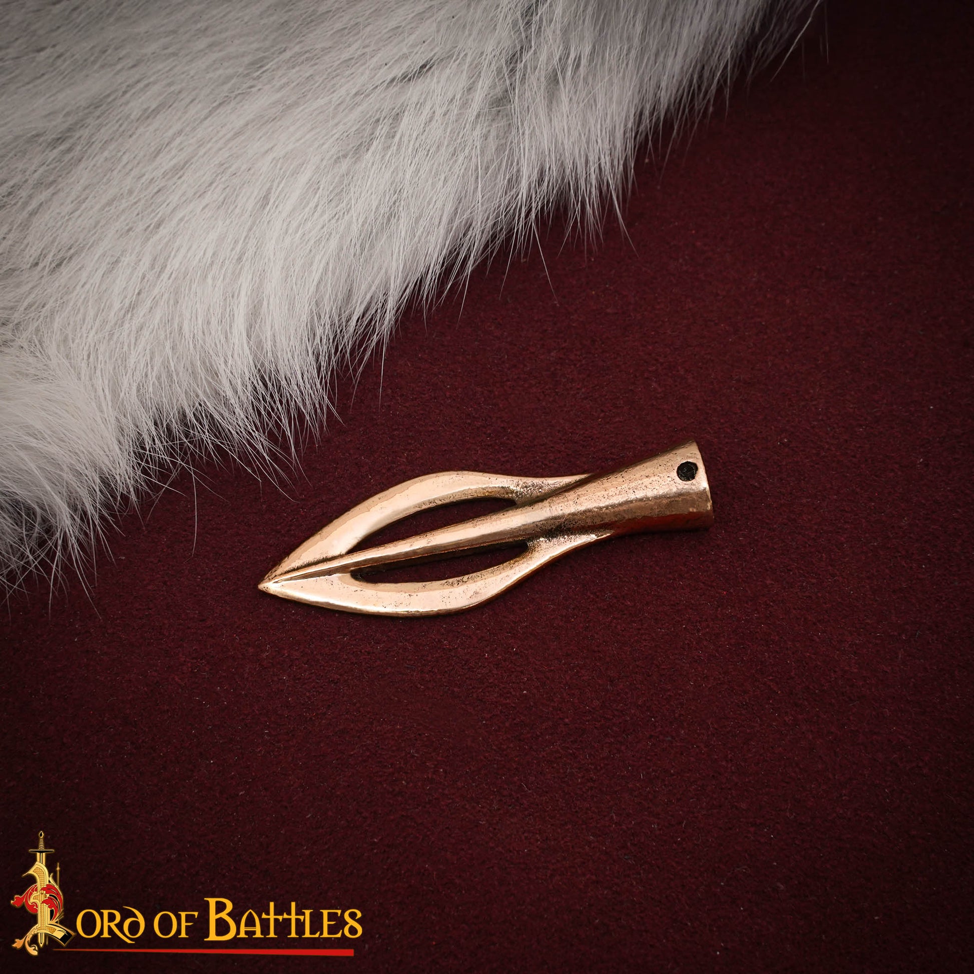 Lanza Vikinga Partida Accesorio de Bronce - Amuleto Nórdico Inspirado en los Siglos Ix-xi - Acabado Antiguo - Imagen 6