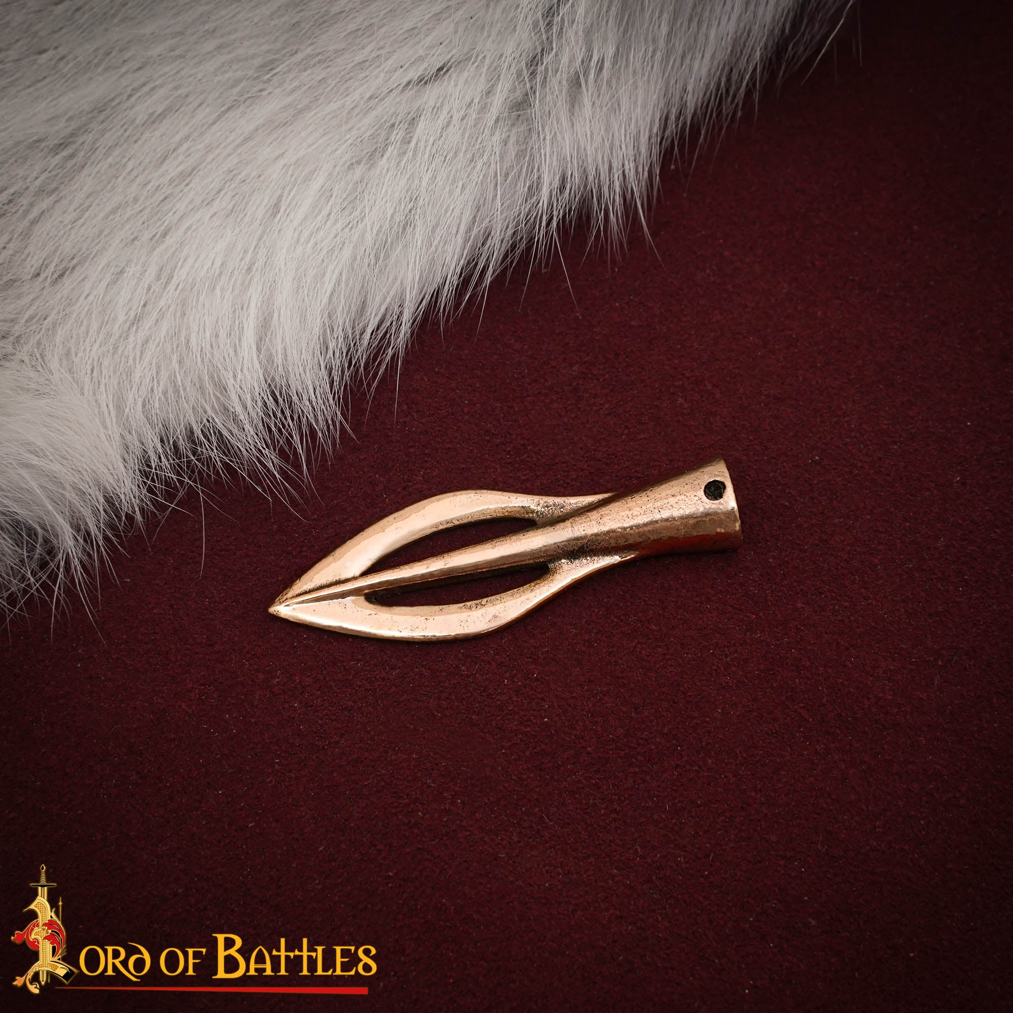 Lanza Vikinga Partida Accesorio de Bronce - Amuleto Nórdico Inspirado en los Siglos Ix-xi - Acabado Antiguo - Imagen 6