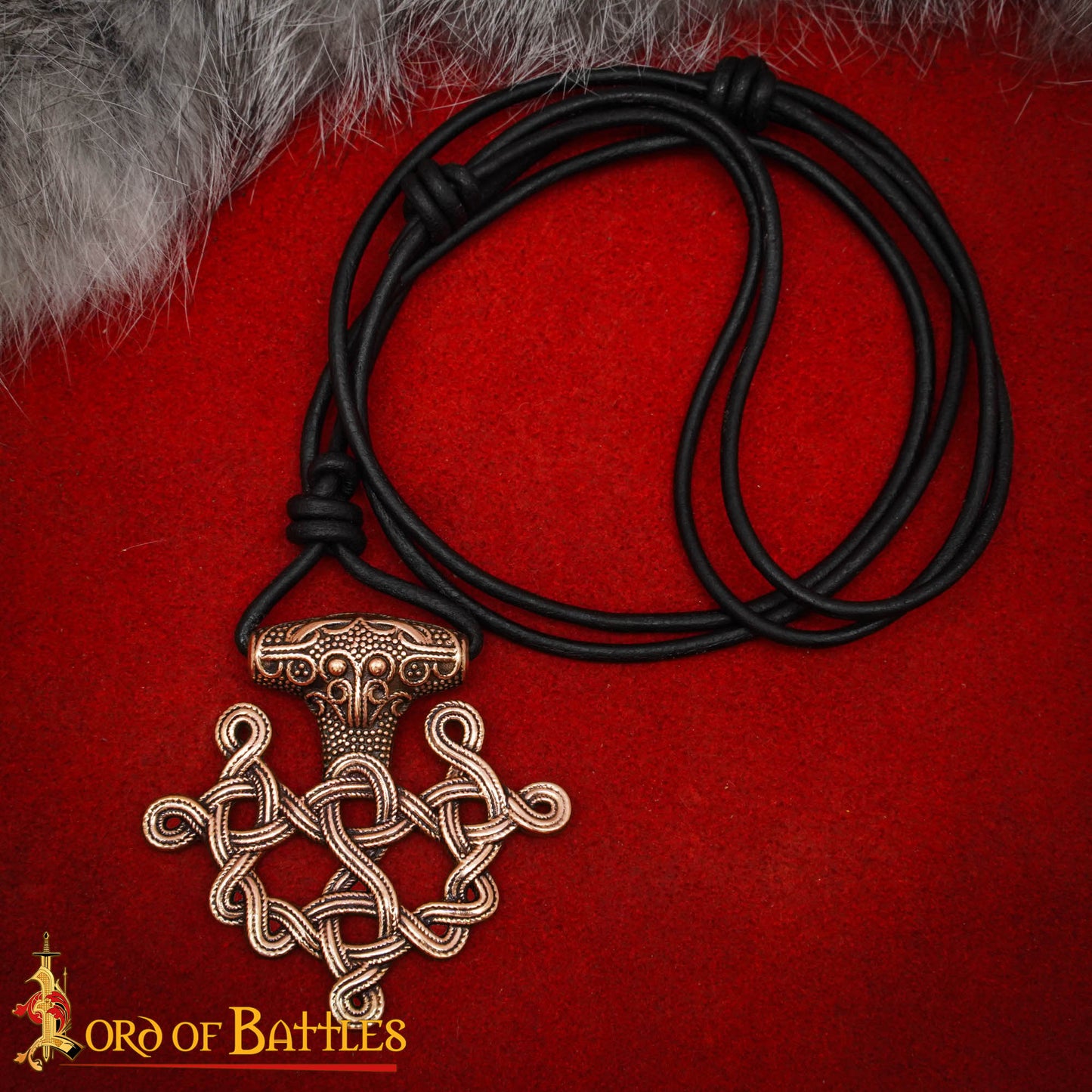 Colgante Cruz Vikinga Hiddensee Bronce Macizo con Cordón de Cuero | Diseño Nórdico del Siglo Ix - Imagen 6