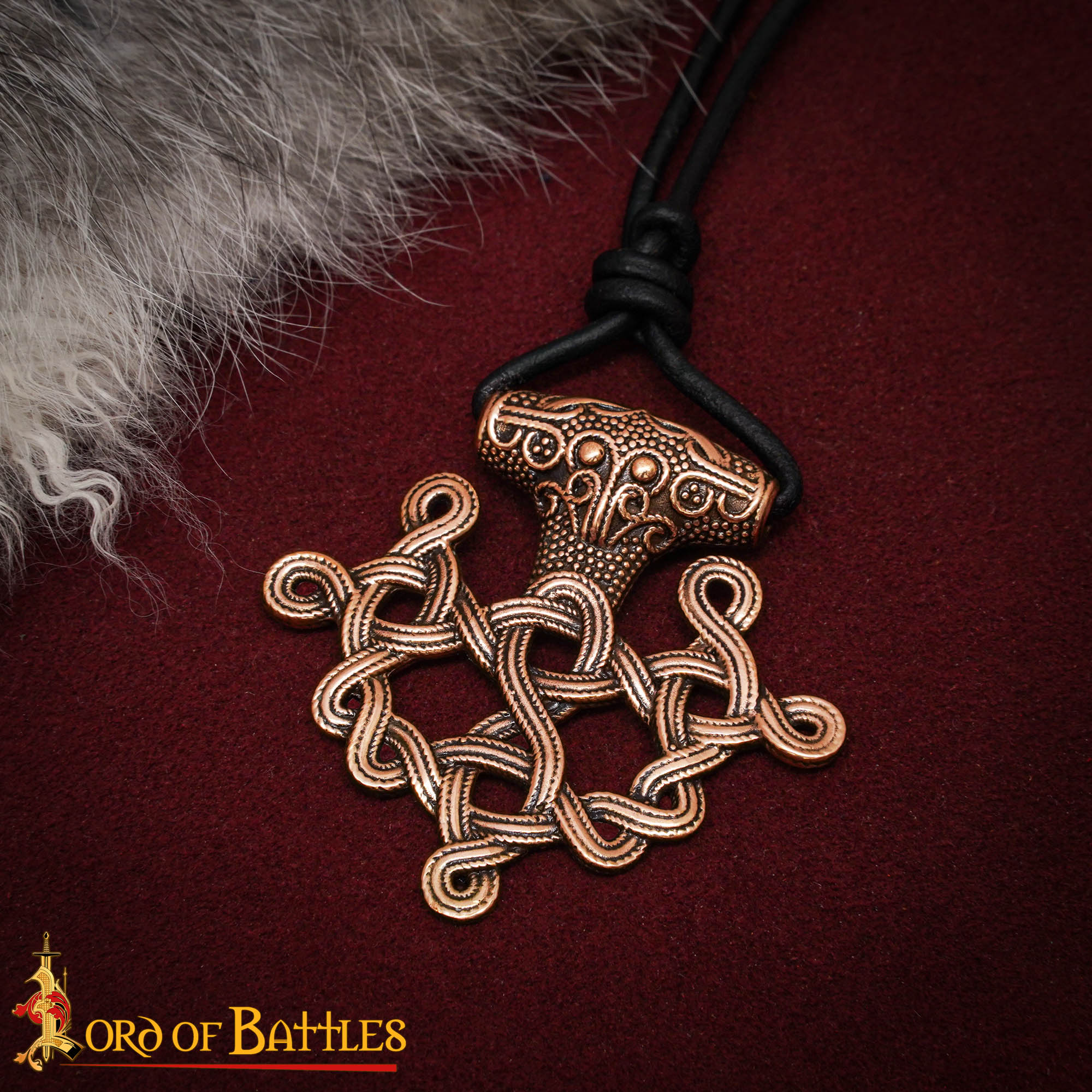 Colgante Cruz Vikinga Hiddensee Bronce Macizo con Cordón de Cuero | Diseño Nórdico del Siglo Ix - Imagen 7