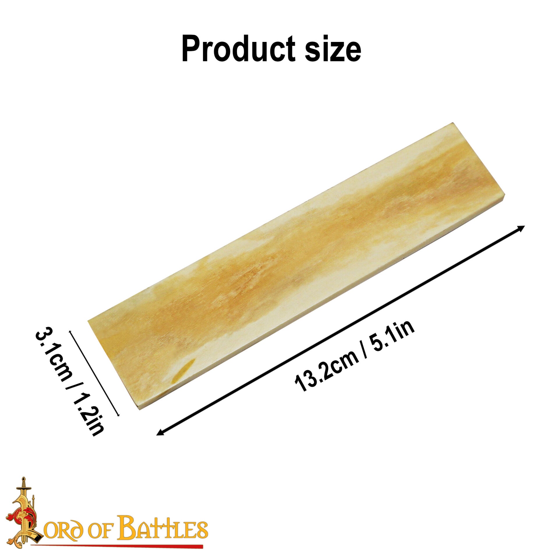 Cuchillo Medieval con Mango de Hueso Auténtico - Imagen 3