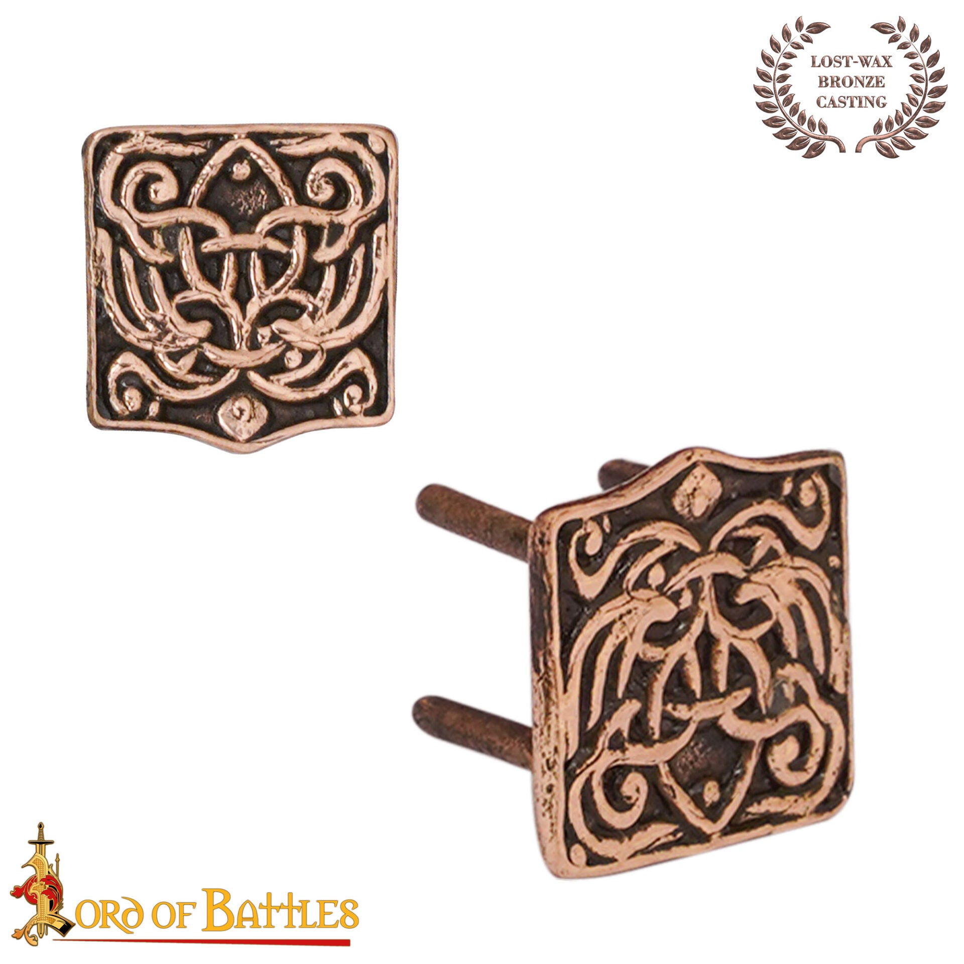 Accesorio de Fundición a la Cera Perdida para Cinturón de Bronce de la Edad Vikinga - Imagen 4