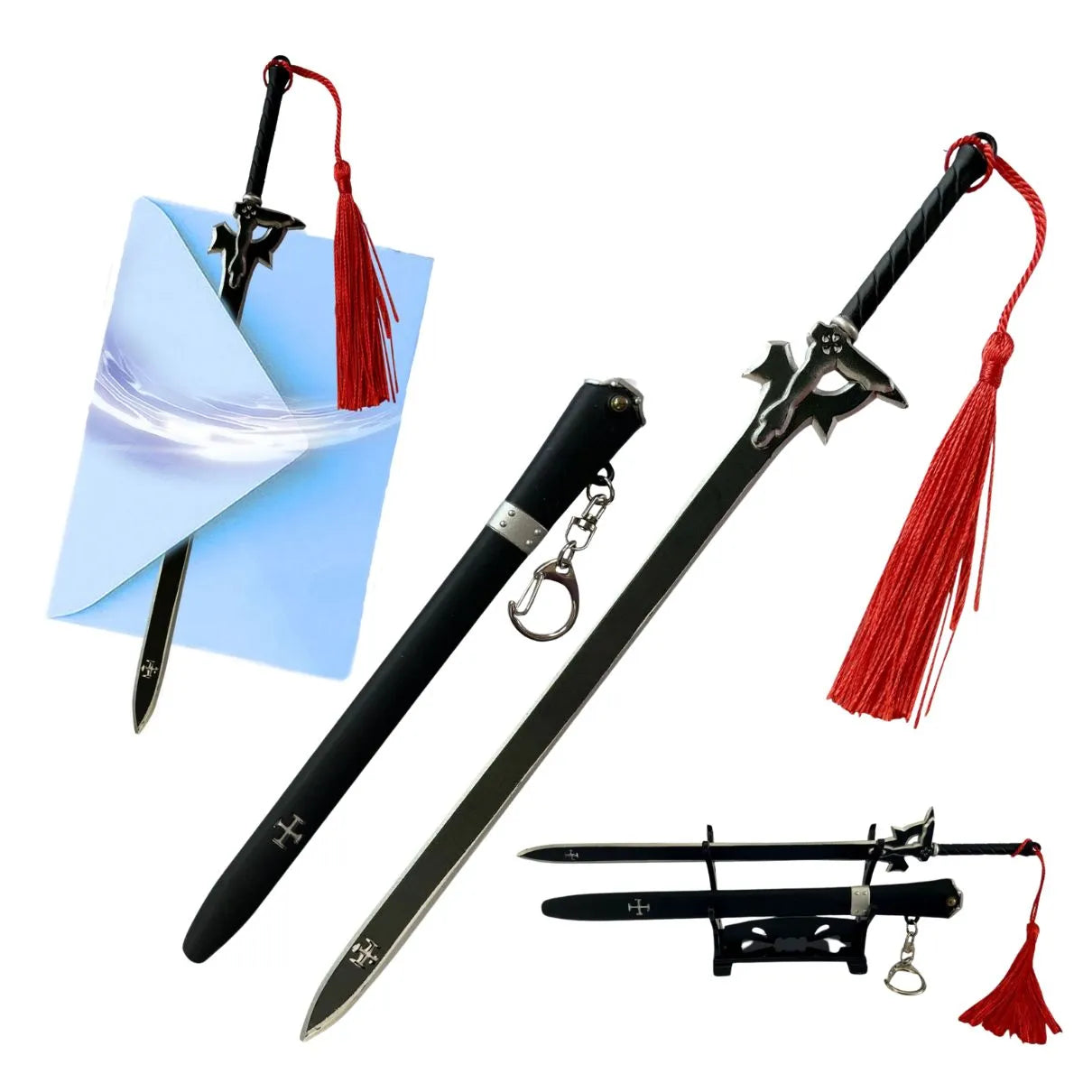 Abrecartas Llavero Elucidator de Kirito – Sword Art Online