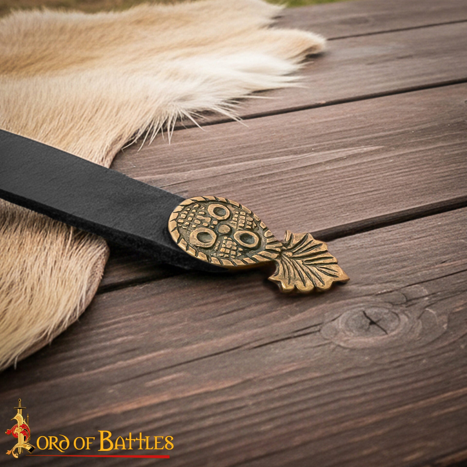 Conchos de Latón Antiguo para Cinturón - Adornos para Cinturón (juego de 5) - Imagen 2