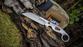 Cuchillo Buzzard White Hawk HK-01SBL