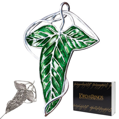 Broche hoja de Lorien plata