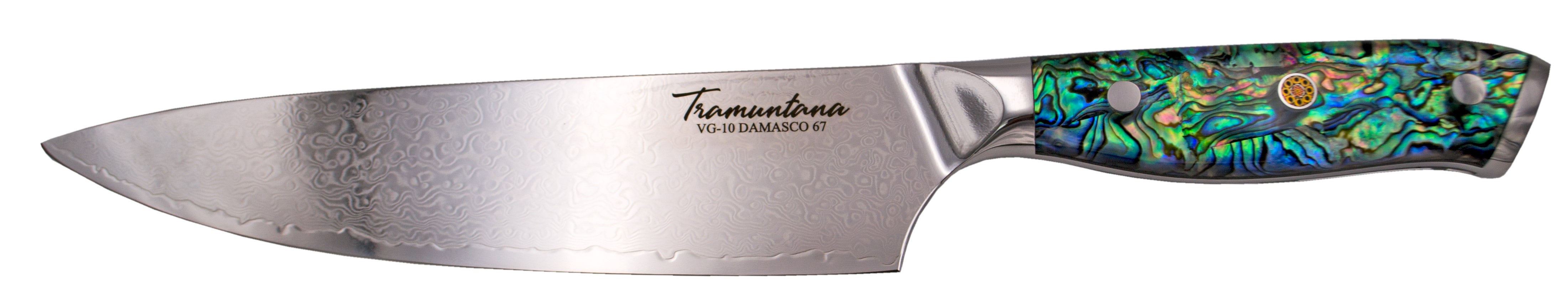 Cuchillo Cocina Tramuntana Chef Damasco Vg10 67 Capas 20,6 Cm