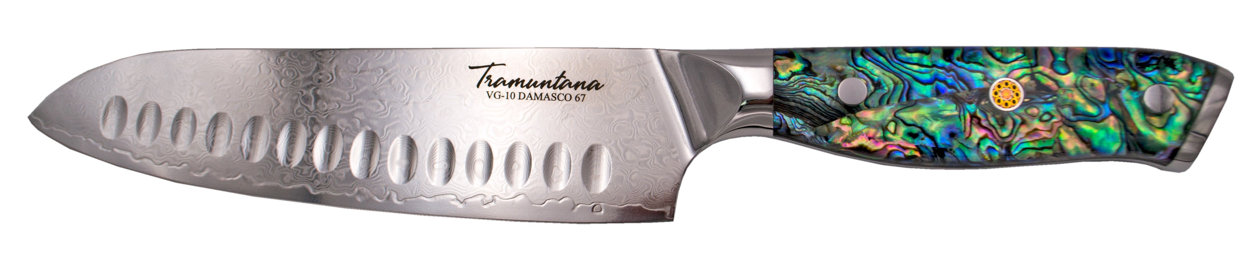 Cuchillo Cocina Tramuntana Santoku Damasco Vg10 67 Capas 17,9 Cm