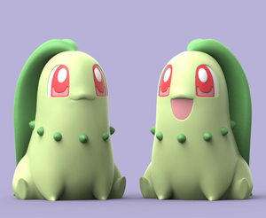 Imagen de Figura Pokemon Chikorita parte de nuestra colección en Espadas y más, sitio oficial.