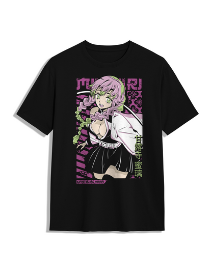 Mitsuri Kanroji Kimetsu no Yaiba Bamboo Katana Pack + Mitsuri T-shirt + Katana Holder