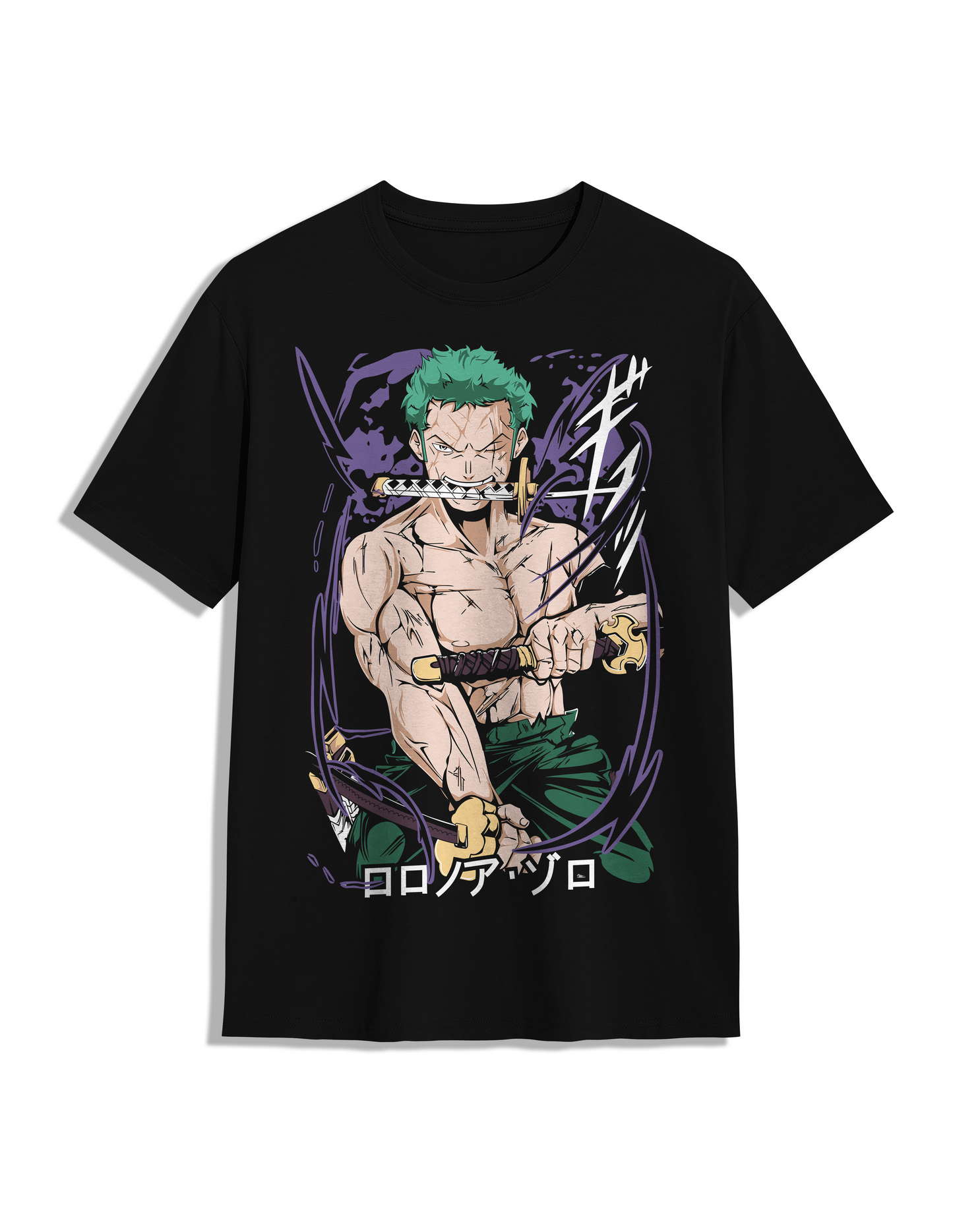 Zoro's Sandai Kitetsu Bamboo Katana Pack + Zoro T-shirt + Katana Holder