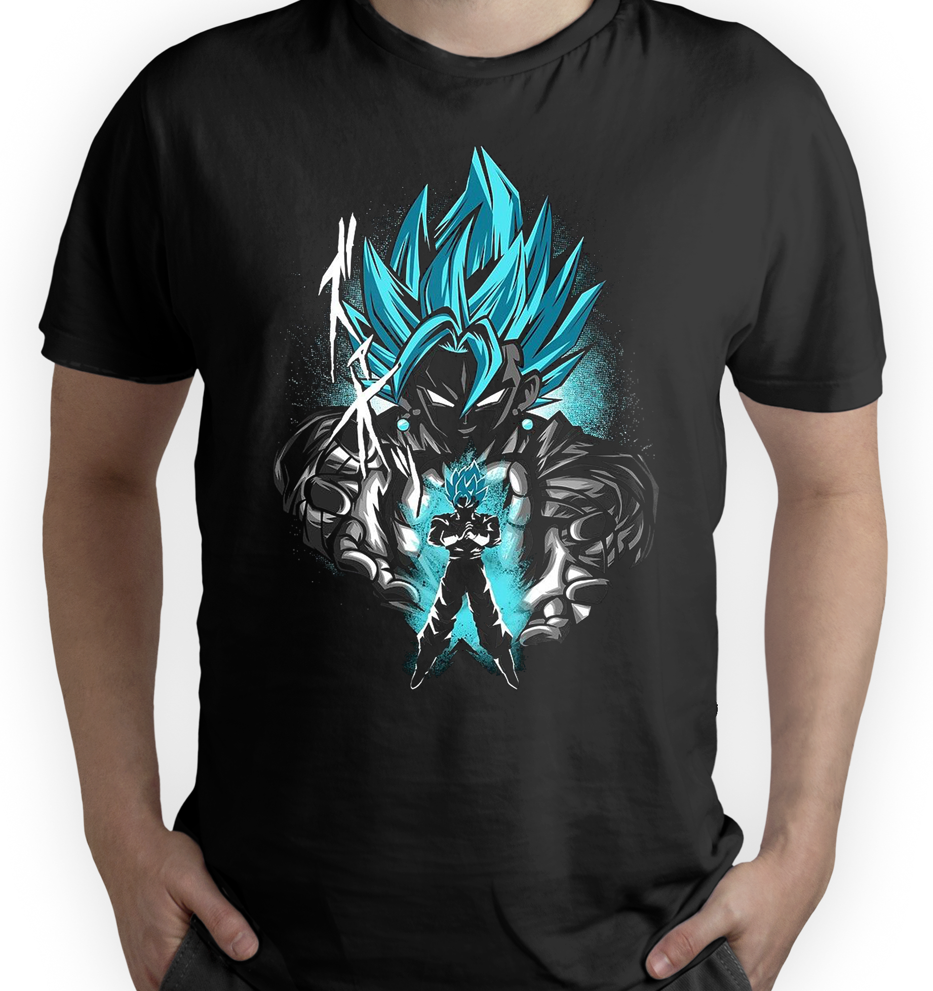 Camiseta Dragon Ball Blue black and blue